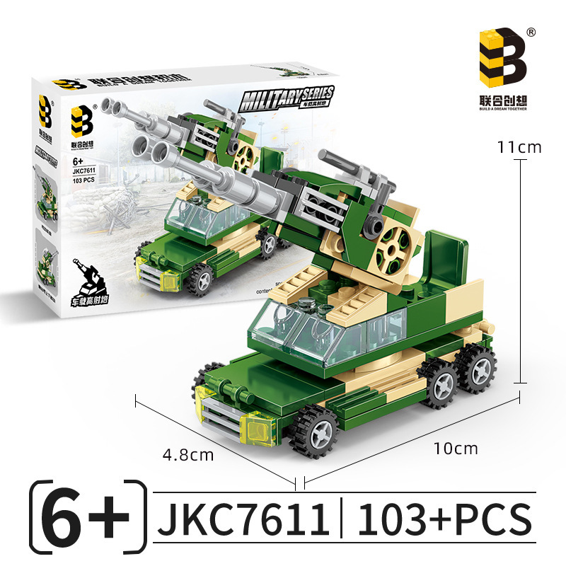 ปืนต่อสู้อากาศยานติดตั้งบนยานพาหนะ Jkc7611 - ซีรีส์ทางการทหาร