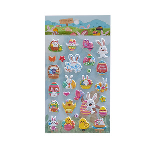 Wholesale <strong>Easter</strong> 3D Bubble <strong>Stickers</strong> Cute Decorative Soft Pvc Foam Puffy <strong>Sticker</strong> Scrapbooking for Kids Diy Creative Notebook - Product Image 1