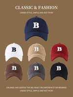 Gorra de Béisbol Deportiva Impermeable y Transpirable de Algodón Oxford 100% con Letra B Bordada en 3D, Unisex, para las Cuatro Estaciones, Casual y Versátil