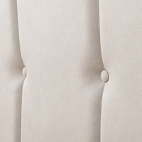 Tissu Willsoon Technology ensemble de meubles de chambre à coucher modernes en tissu doux taille King Size bon marché conception de boutons de lit