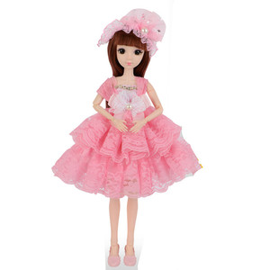 14 pouces <span class=keywords><strong>36cm</strong></span> dessin animé BJD fille poupées modèle de mode jouet avec des caractéristiques éducatives différents vêtements accessoires pour les cadeaux des filles - Product Image 4