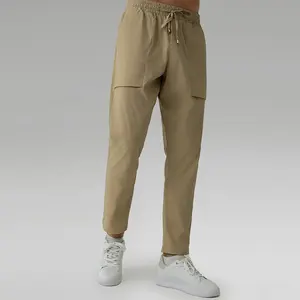 LULU Bowline Pantalon de sport décontracté pour hommes, avec poche à lacets, pantalon cargo ample et respirant à séchage rapide pour le fitness en plein air