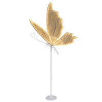 Lustre de scène de mariage explosions de haute qualité accessoires de mariage lueur ailes de papillon pendentif décoration de plafond