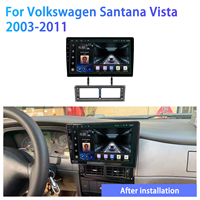 Meihua haute qualité 10 pouces Android écran GPS stéréo voiture tableau de bord décoration DVD Radio cadre intérieur Kits VW accessoires