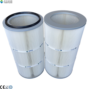 Lõi lọc khí dạng xếp ly bằng polyester chống thấm dầu nước, dùng cho máy lọc bụi công nghiệp, phủ bột sơn công nghiệp - Product Image 1