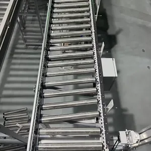 Makaralı konveyör fabrika AC/DC güç özelleştirilmiş elektrik motorlu paslanmaz çelik karton kutular makaralı konveyör sistemi - Product Image 6