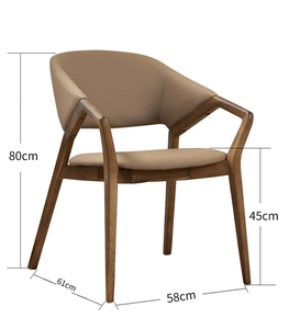<span class=keywords><strong>Chaise</strong></span> de salle à manger en bois massif de conception <span class=keywords><strong>italienne</strong></span>, <span class=keywords><strong>chaise</strong></span> de maison avec accoudoirs, <span class=keywords><strong>chaise</strong></span> à dossier - Product Image 6