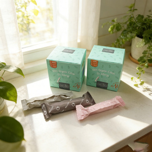 Tampons féminins premium d'occasion à vendre – Biobase Logo Coton Naturel Bio – Tampons sans applicateur en coton biologique - Product Image 1