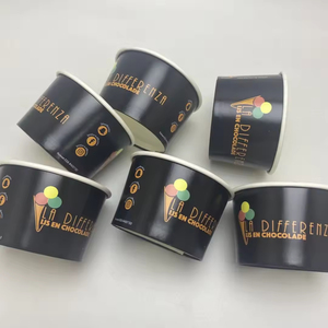 PLA Custom Printed Ice Cream Carton Container <b>Cup</b> 16Oz Recyclable Wholesale <b>Cup</b> Take Away Paper <b>Cups</b> - Product Image 6