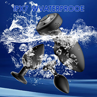 Vibrateur en silicone à télécommande avec 10 modes de vibration, sûr et discret, pour hommes