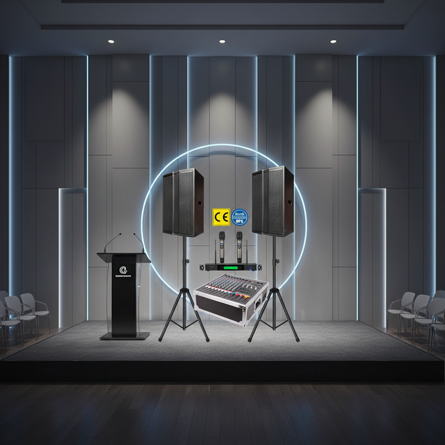 Professional Stage Performance Full Set Karaoke Speaker for Home Theater 10 Inch 12 Inch Clear Bar 315W 8 Ohm Sound System