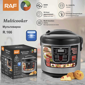 Olla Arrocera Digital RAF R.166 5L 2024, Nuevo Diseño, Fácil de Usar, con Vaporera y Cesta, Multicocina - Product Image 6