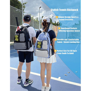 Raquettes et chaussures de tennis personnalisées en usine, sacs de tennis avec porte-raquettes, grand sac à dos de sport pour le tennis - Product Image 2