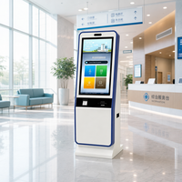 Kiosque de paiement interactif en libre-service pour intérieur, 21,5, 23 et 27 pouces, avec imprimante, écran tactile capacitif et SDK intégré pour la commande
