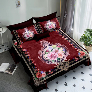 Housses de couette brossées en microfibre Turquoise 3D, classiques imprimées, ensembles de literie - Product Image 6