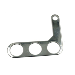 Placa de soporte de acero inoxidable Motorola de 16 mm para accesorios de manillar de motocicleta - Product Image 1