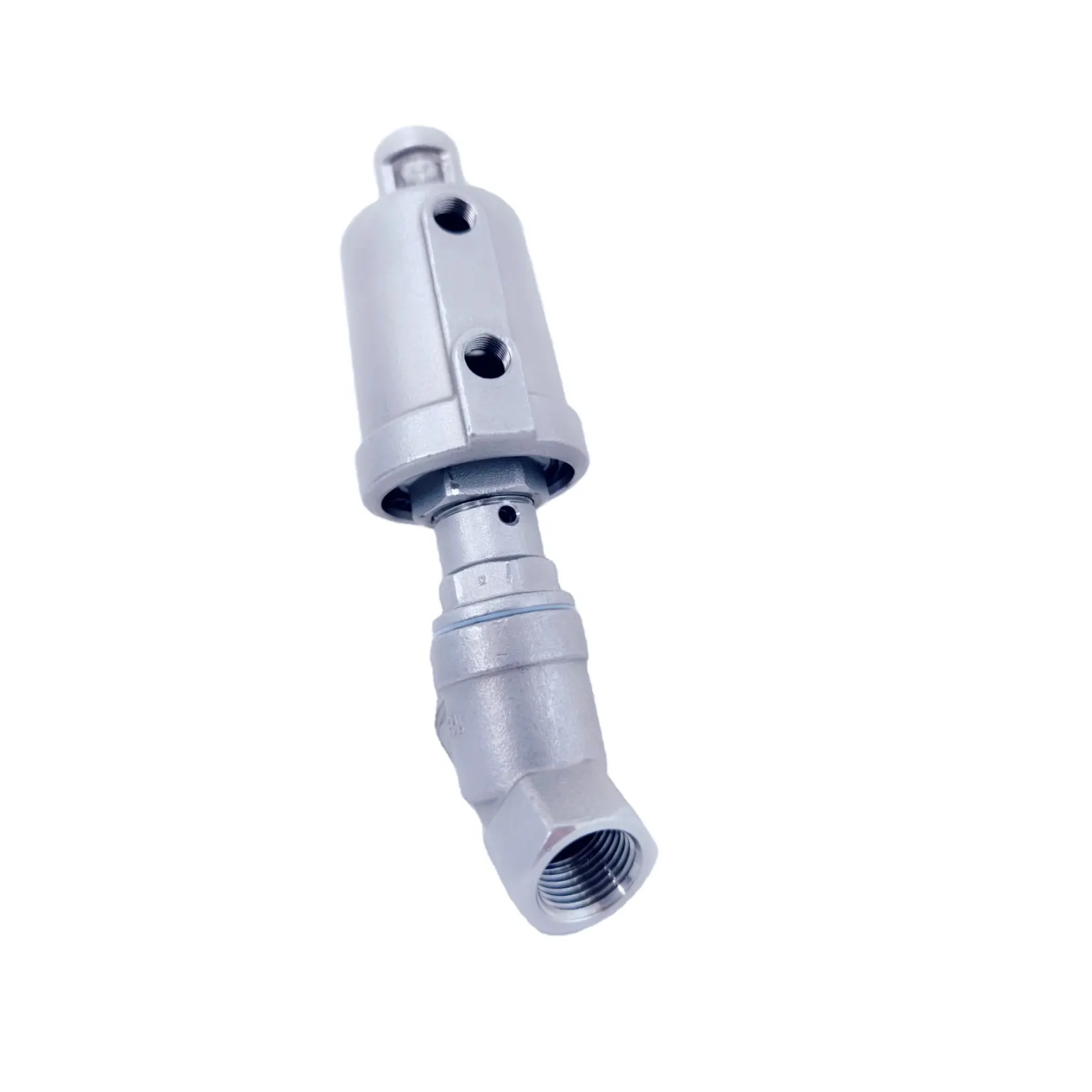 Liner type Air Water Steam sanitary Pneumatic thread Angle Seat Valve