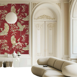 Papel Tapiz Autoadhesivo Insonorizante con Diseño Floral Vintage, de Alta Calidad, Impermeable, para Decoración del Hogar y <span class=keywords><strong>Administraci</strong></span>ón de Apartamentos - Product Image 1