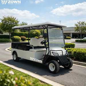 Chariot de golf électrique commercial avec benne étanche et chargement stable pour usage en parc, club ou entrepôt - Product Image 1