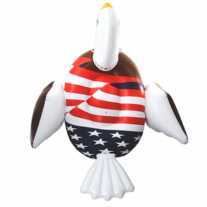 Venta Directa de Fábrica, Flotador Inflable de Agua con Forma de Águila Calva Americana, <span class=keywords><strong>Asiento</strong></span> Flotante para Nadar - Product Image 3