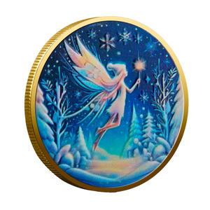 Tandenfee 3D Die-Cast verzamelmunten set met gouden & zilveren opties Sneeuwfee kunst speciale winter aandenken voor kinderen - Product Image 2