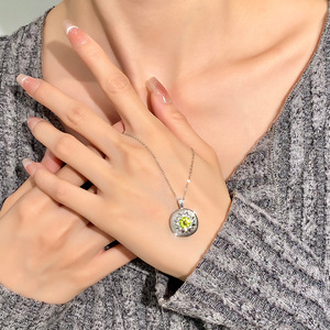 9 Collares con Colgante de Amatista con Diseño Floral Estilo Francés Vintage, Plata de Ley 925, Chapado en Oro, Joyería Antideslustre - Product Image 5