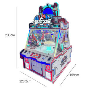 Venta caliente de alta calidad Juegos que funcionan con monedas regalo de cuatro garras grúa pequeño premio muñeca mini garra máquina patio interior - Product Image 1