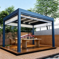 Waterdichte afstandsbediening Bioclimatica systeem 3x3 3x4 4x3 4x6 louvre-dak gazebo gemotoriseerde glazen schuifdeuren