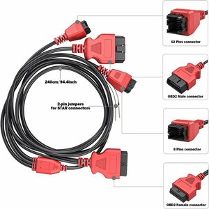 Câble de programmation OBD2 pour passerelle de sécurité FCA 12+8 SGW, compatible avec les véhicules Chrysler, Dodge, Jeep, Ram, <span class=keywords><strong>Fiat</strong></span> à partir de 2018, compatible avec les scanners XTOOL D7 D8 - Product Image 5