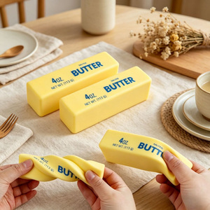 ของเล่นบีบ PU Butter Stick นุ่ม บีบแล้วคืนตัวช้า บรรเทาความเครียด ของเล่นเสริมประสาทสัมผัส ช่วยลดความวิตกกังวล - Product Image 1