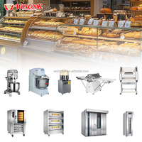 Prix d'usine, ensemble complet de machine à pain, four de boulangerie professionnel, solution tout-en-un, équipement de boulangerie