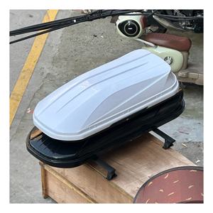 Boîte <span class=keywords><strong>de</strong></span> <span class=keywords><strong>toit</strong></span> ZST T-02 ABS 600L, ajustement universel, pliable, étanche, double ouverture latérale, garantie 3 ans, récupération tout-terrain - Product Image 3