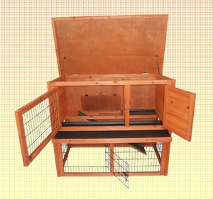 Pequeña jaula para mascotas, caja <span class=keywords><strong>de</strong></span> <span class=keywords><strong>madera</strong></span> para conejitos - Product Image 2