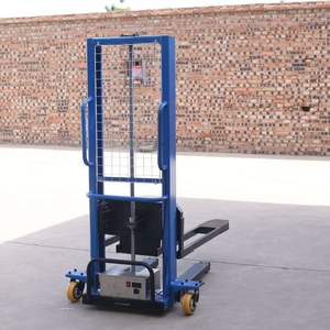 Empilhadeira Retrátil Semi Elétrica Manual Portátil para Paletes - Product Image 3