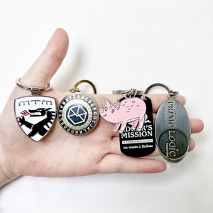 Tùy Chỉnh Quảng Cáo Logo Kẽm Hợp Kim Kim Loại Móc Chìa Khóa Thư Mềm Cứng Men <span class=keywords><strong>Keyring</strong></span> Keychain Với Thiết Kế Của Bạn - Product Image 5