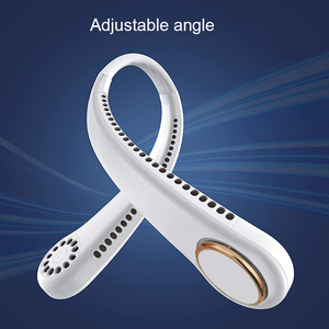 Ventilateurs de cou USB sans pales à vente chaude, ventilateurs portables sans pales, refroidissement de l'<span class=keywords><strong>air</strong></span> portable, silencieux, petit ventilateur de cou extérieur rechargeable - Product Image 3