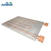 Great wall — plaque de refroidissement à eau, avec tube plat thermostatique, batterie en aluminium, dissipateur thermique froid, pour équipement médical de laboratoire