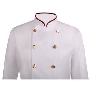 Uniforme <span class=keywords><strong>de</strong></span> chef <span class=keywords><strong>de</strong></span> restaurant d'hôtel professionnel uniforme <span class=keywords><strong>de</strong></span> vêtements <span class=keywords><strong>de</strong></span> travail <span class=keywords><strong>de</strong></span> cuisinier <span class=keywords><strong>de</strong></span> haute qualité pour le personnel <span class=keywords><strong>de</strong></span> <span class=keywords><strong>cuisine</strong></span> <span class=keywords><strong>tenue</strong></span> <span class=keywords><strong>de</strong></span> service culinaire - Product Image 4