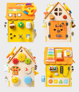 Giocattolo Educativo per lo Sviluppo Precoce, <span class=keywords><strong>Scatola</strong></span> Multifunzione <span class=keywords><strong>Montessori</strong></span> per Bambini, Gioco di Iniziazione per Bambini Piccoli - Product Image 6