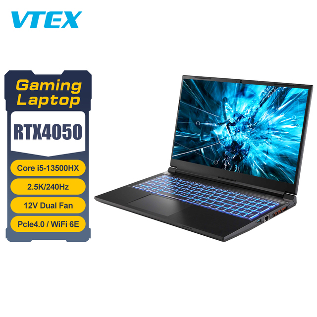 Cheapest Oem Rtx 4070 8G I5-13500H I7-13700H Laptops 15.6 Inch Fhd Ddr5 8G 144Hz Bt Cnvi M.2 2230 Gaming Notebook Laptop