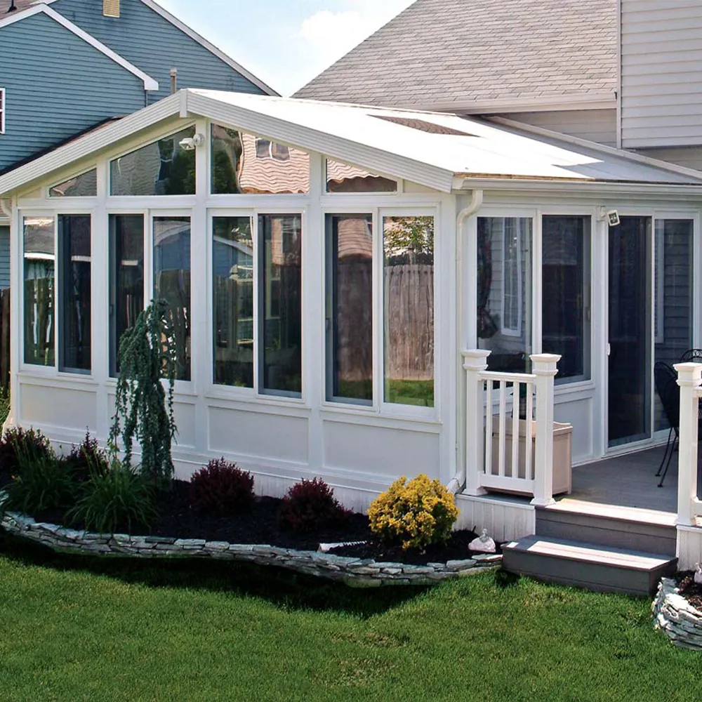 High quality aluminum alloy sunroom glass house garden house