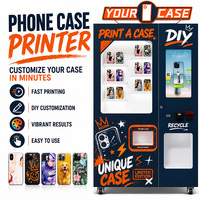 Distributeur automatique de coques de téléphone entièrement automatique, distributeur de coques de téléphone DIY pour les projets de vente au détail dans les complexes de bureaux d'entreprise