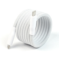 Cable Trenzado USB-C de 1m 2m 240W 60W al por Mayor con Caja de Venta al por Menor, Cable de Carga Rápida PD TIPO C de 20W para iPhone 15/16/17 18 Pro Max