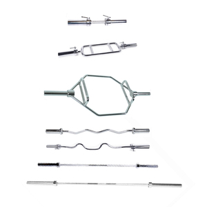 Chine Barbell Fournisseur Gym Fitness <span class=keywords><strong>Barre</strong></span> d'haltérophilie chromée en acier allié - Product Image 1