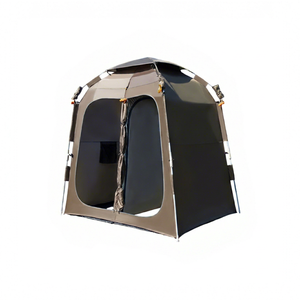 CAMPTOWN MULTI SHELTER, carpa de fibra de vidrio, fácil de instalar, para ducha, pesca, baño, vestidor, color plateado - Product Image 1