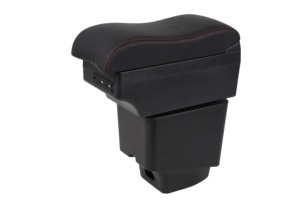 Boîte de console d'accoudoir de <span class=keywords><strong>voiture</strong></span> en cuir pu noir pour nouveau <span class=keywords><strong>Renault</strong></span> Duster logan - Product Image 3