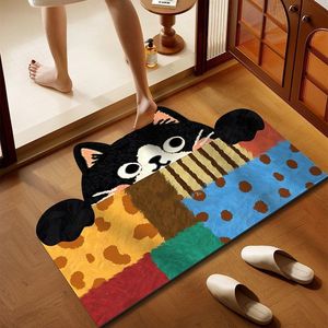 Tapis de salle de bain antidérapant en boue de diatomée, forme extraterrestre, motif animal mignon, absorbant l'eau, résistant à l'usure, <span class=keywords><strong>antibactérien</strong></span>, facile à nettoyer, directement de l'usine - Product Image 3
