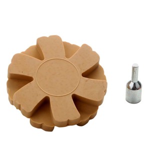 Pneumatic Adhesive Remover Wheel 4 Inch Rubber Gear Shaped For Car Glue Removal - Product Image 2
