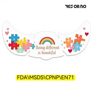 Tijdelijke tattoo-sticker met vlekkjes |   Autisme Bewustzijn Editie |   Gecertificeerd |   Bulk-aanpassing van evenementen - Product Image 2