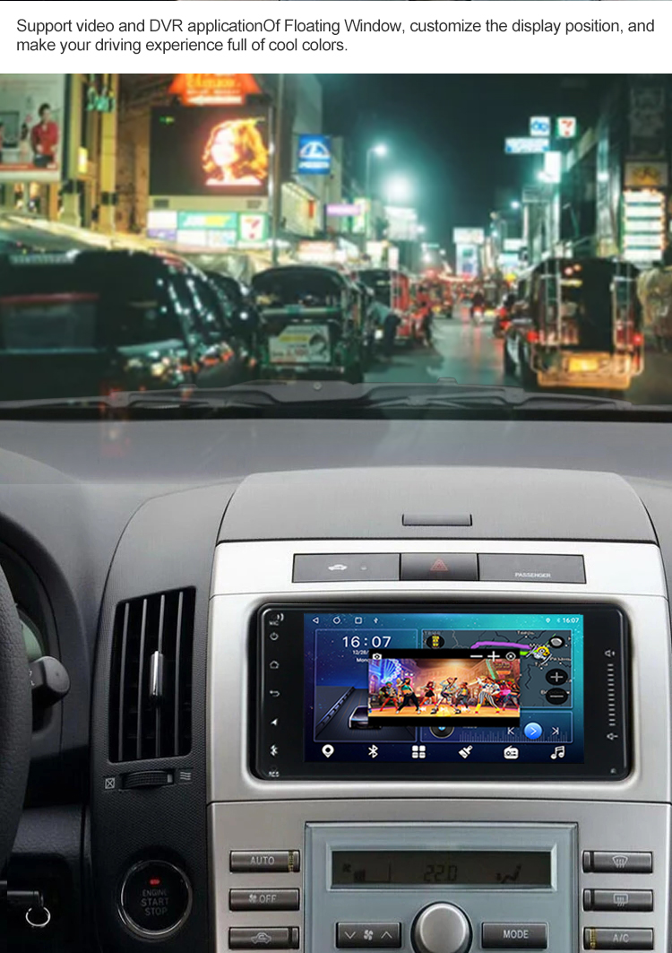 7 inch for Toyota Universal 2000-2020 Car DVD Player Android auto GPS Multimedia Radio